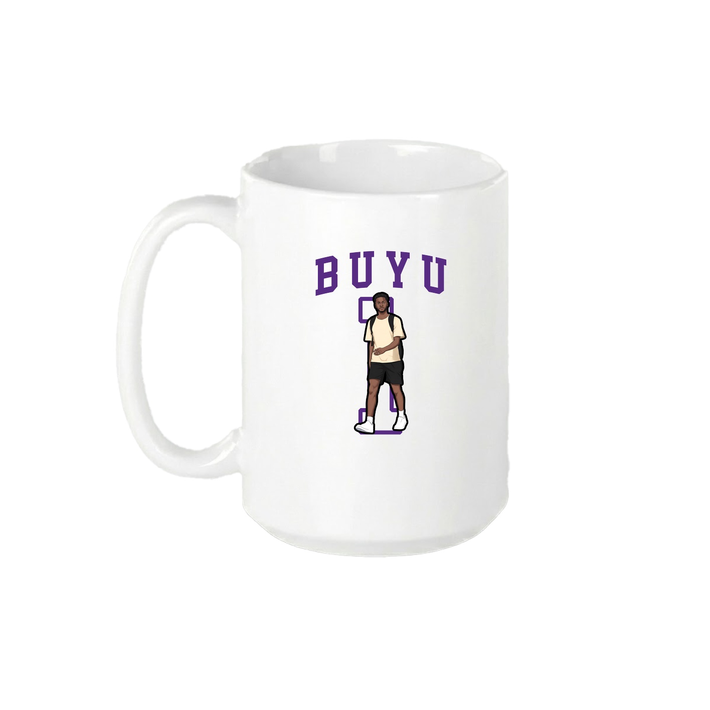 15oz Coffee Mug — Shirsey in White