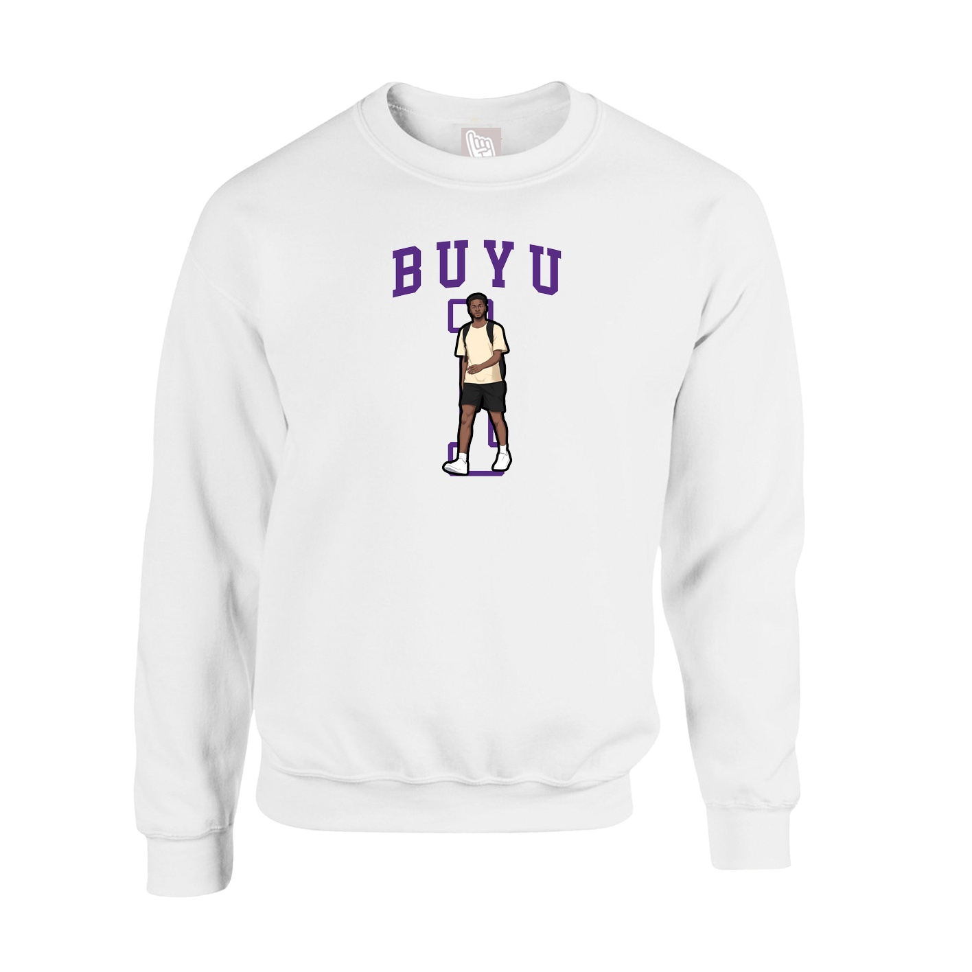 Fleece Crew — Shirsey in White