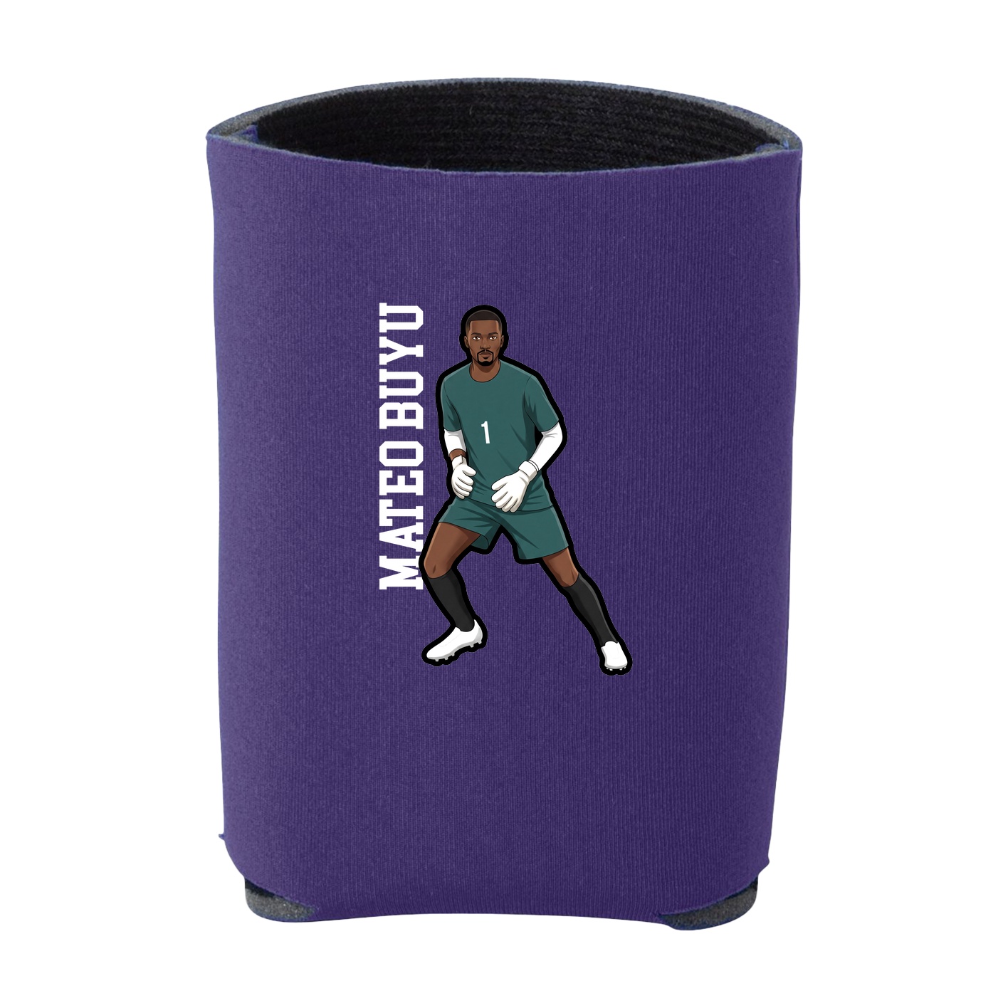 Can Holder — Name Vertical in Purple