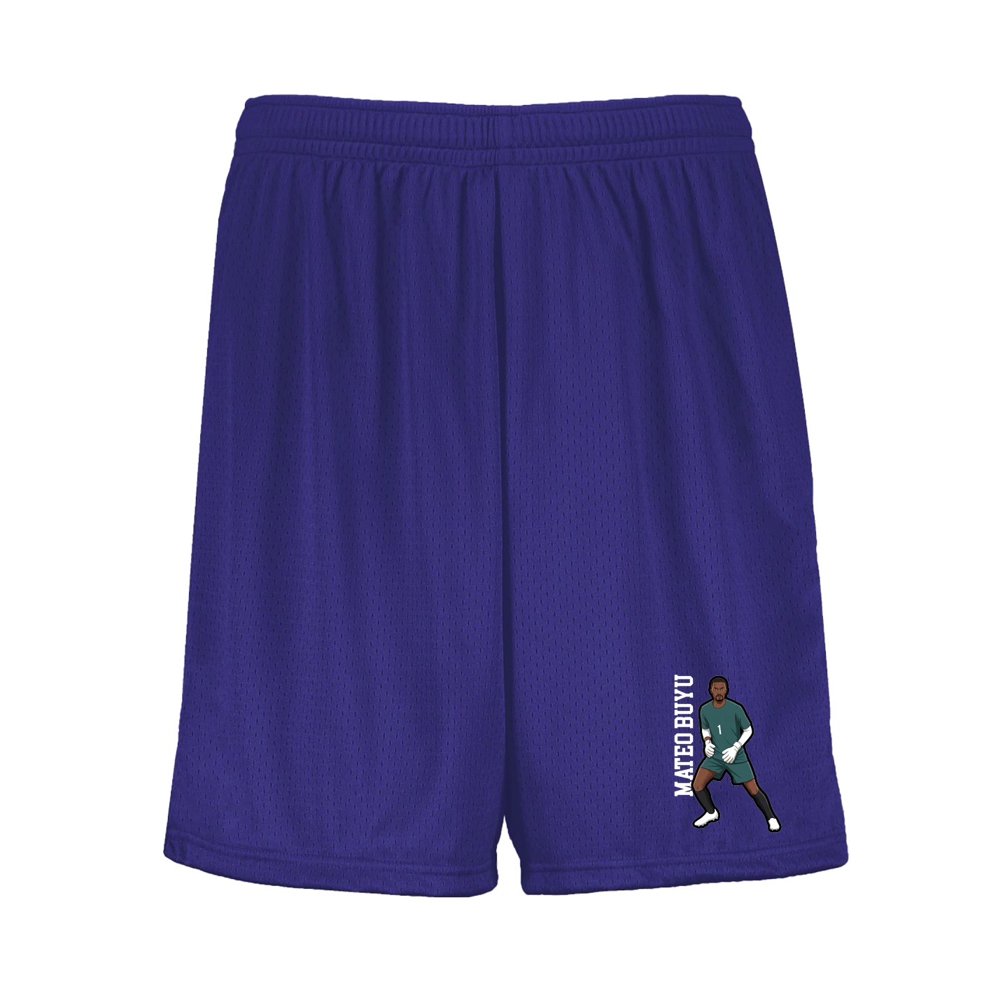Shorts — Name Vertical in Purple
