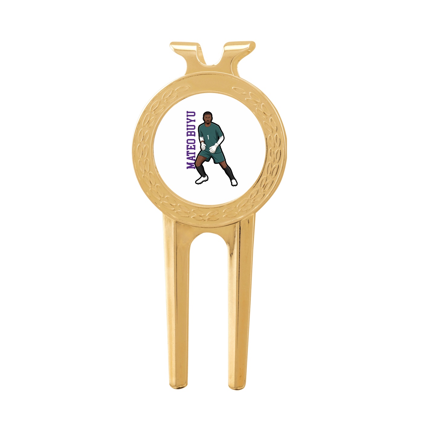 Divot Tool with Ball Marker — Name Vertical in Classic