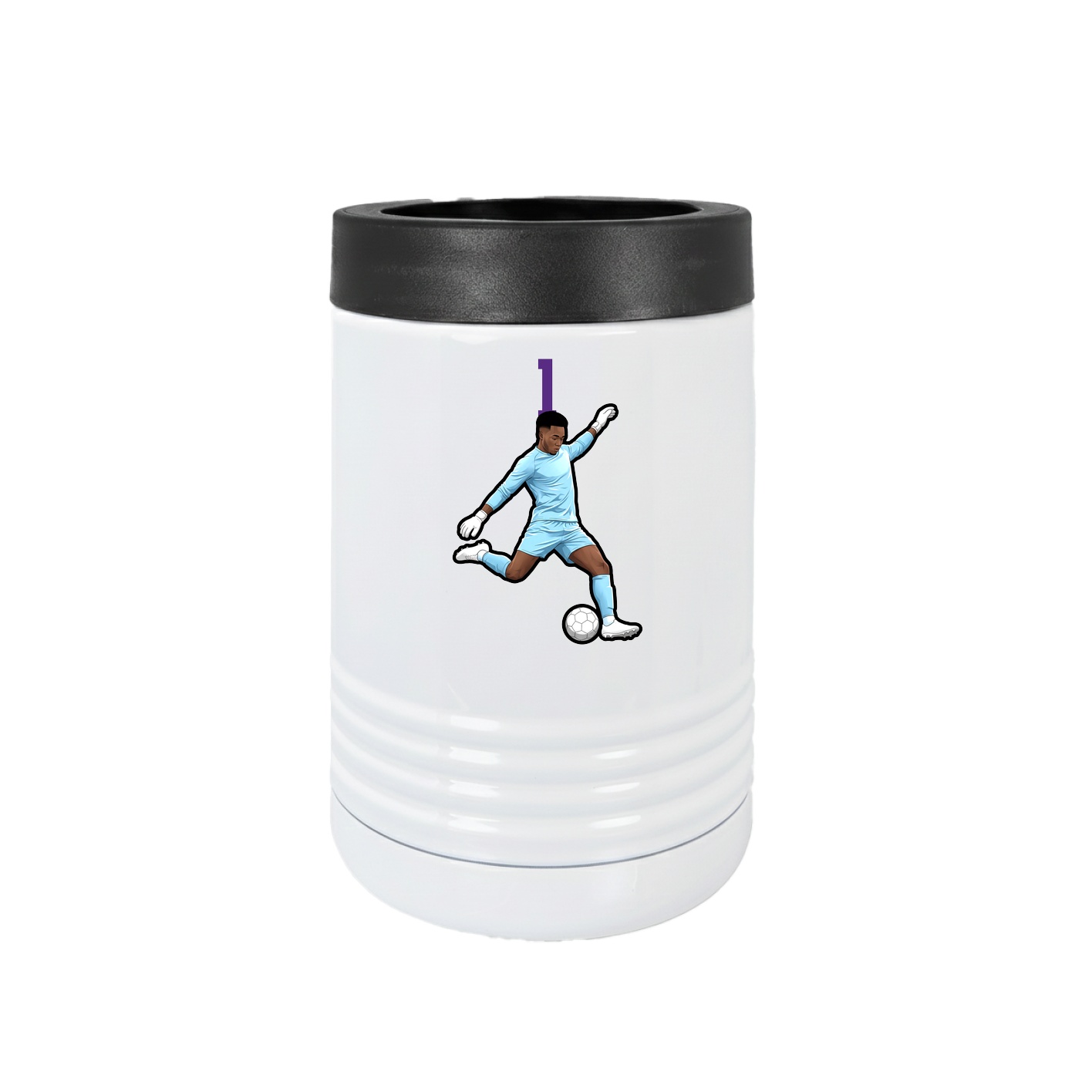 Beverage Holder — Number Top in White