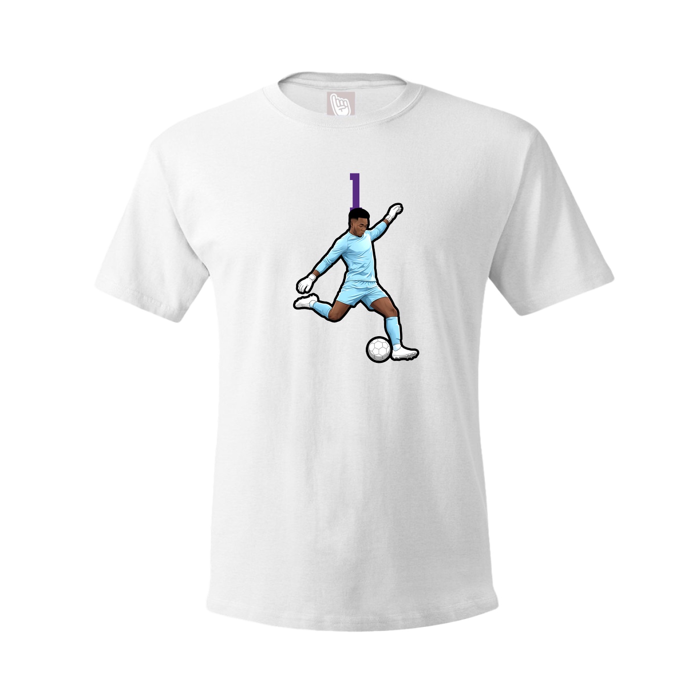 Tee — Number Top in White