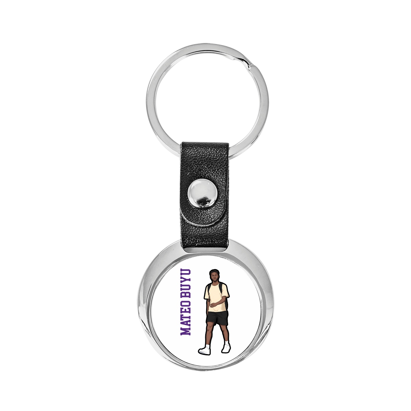 Key Chain — Name Vertical in Classic