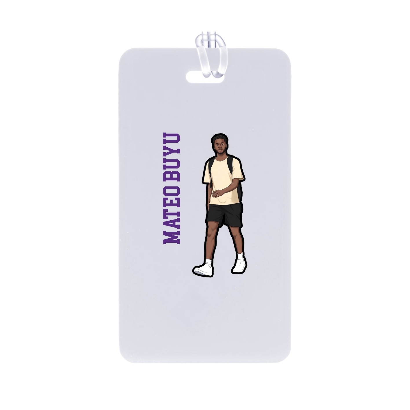 Bag Tag — Name Vertical in Classic