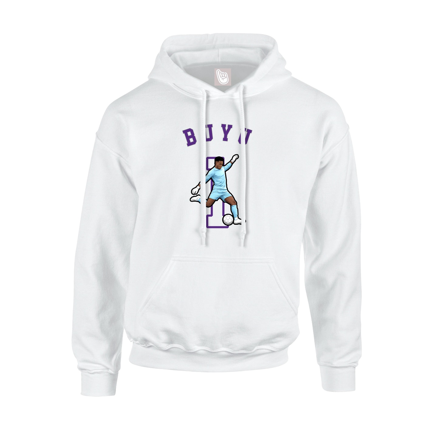 Hoodie — Shirsey Arch in White