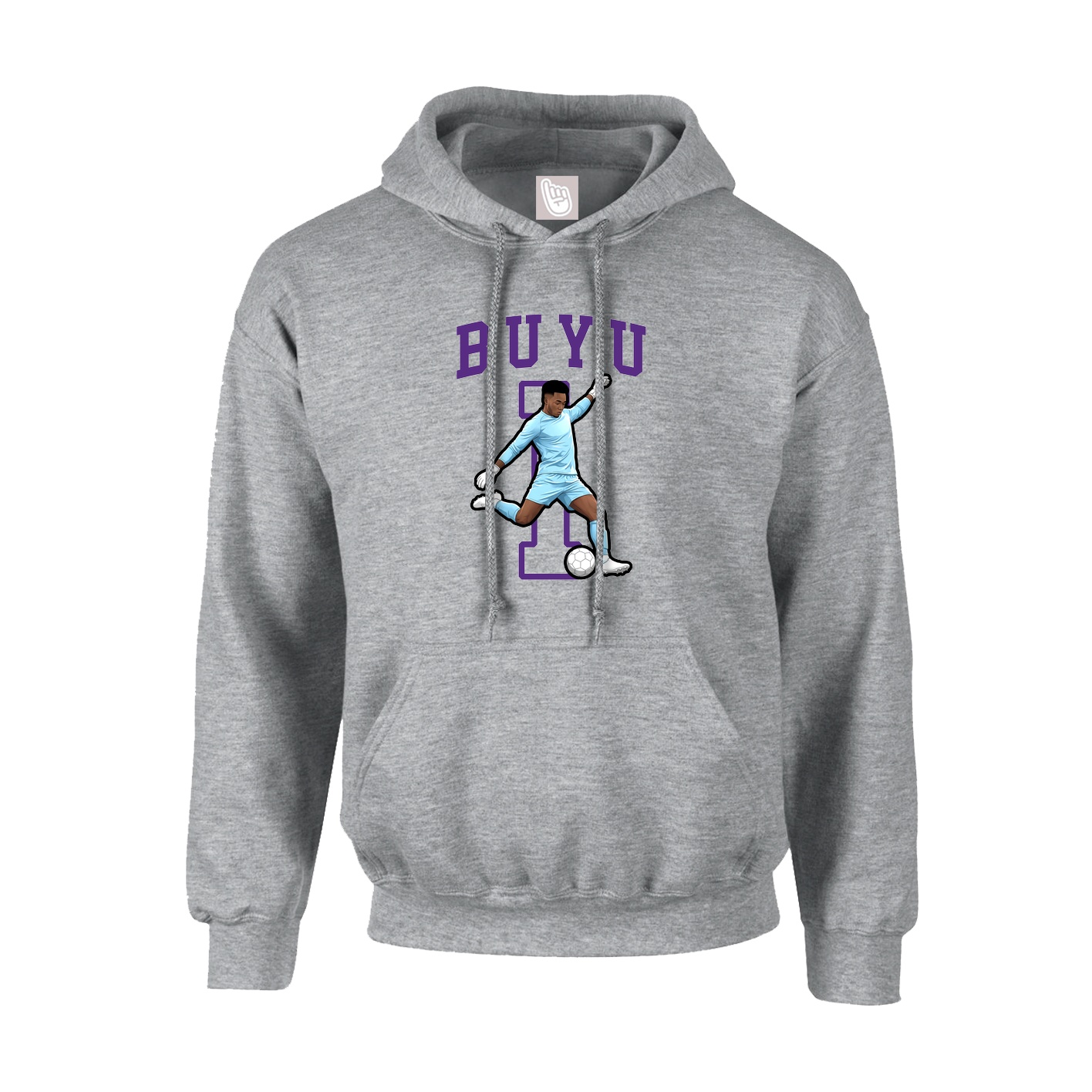 Hoodie — Shirsey in Grey