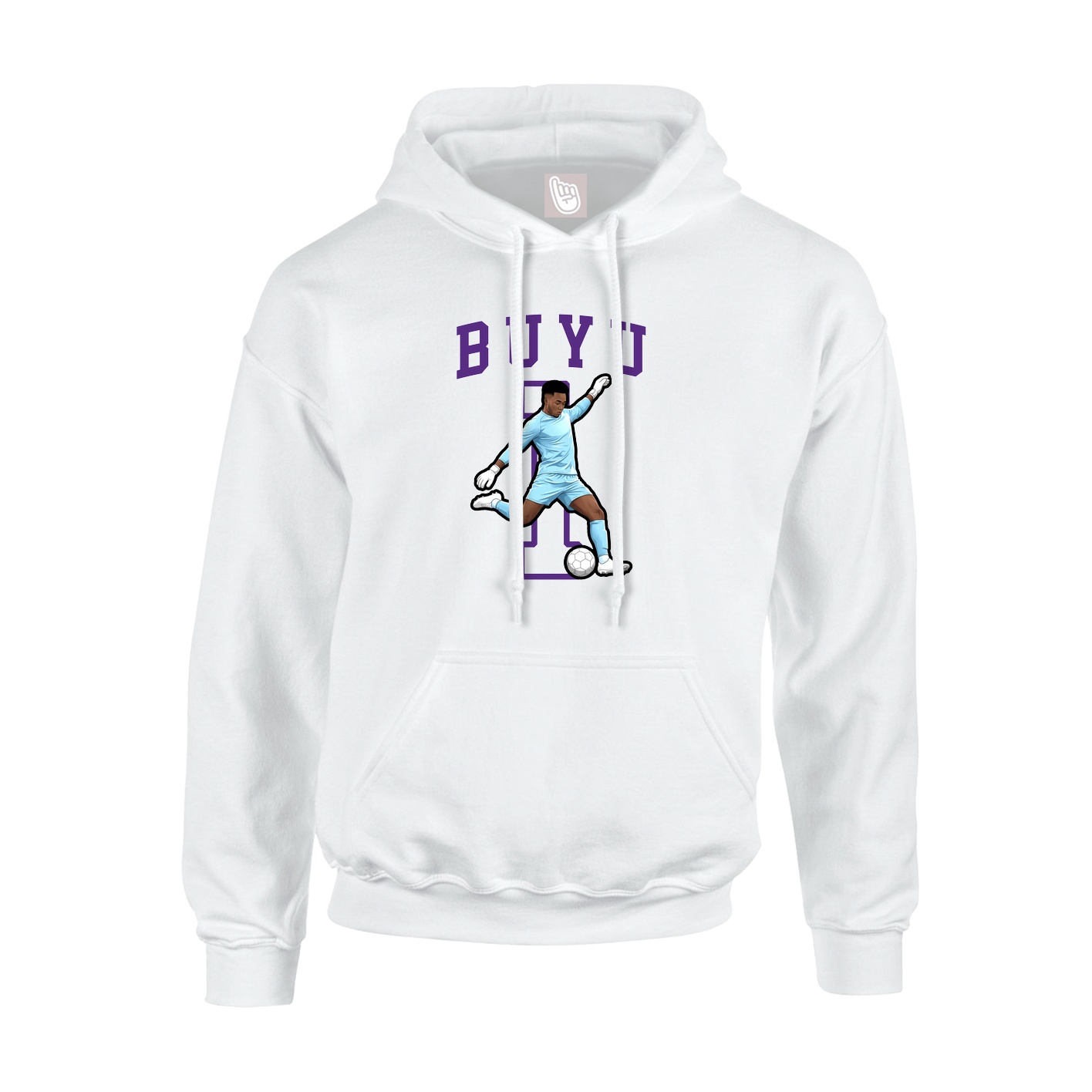 Hoodie — Shirsey in White