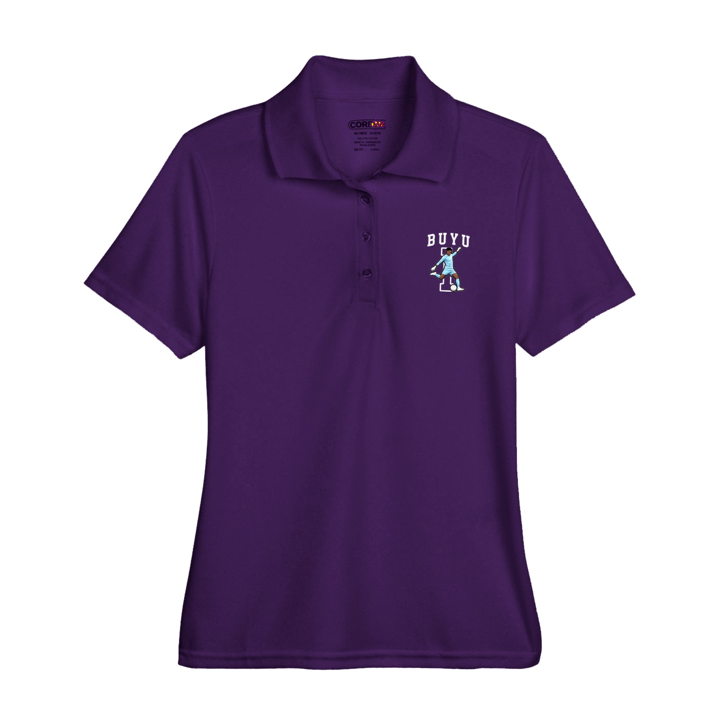 Womens Performance Polo — Shirsey in Purple