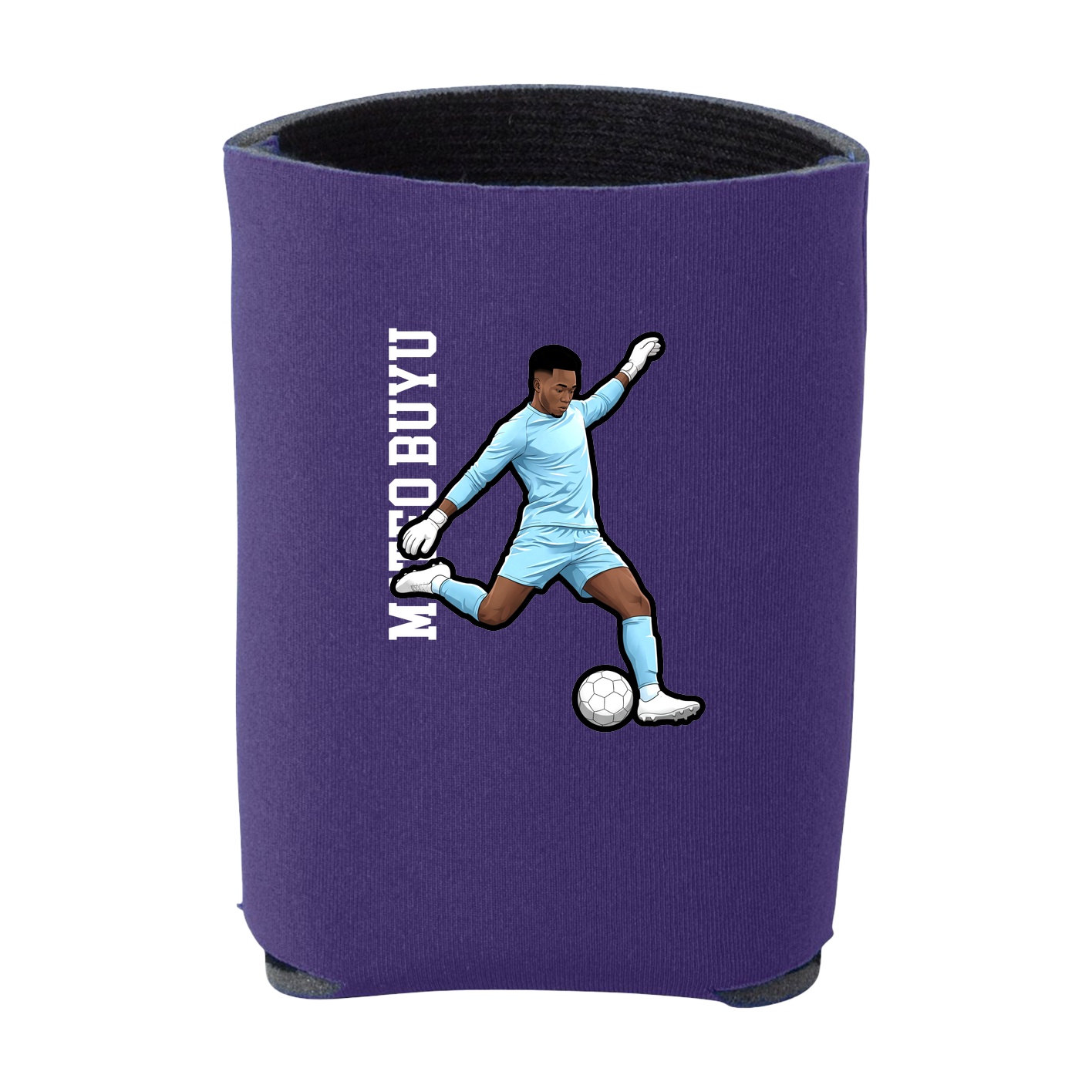 Can Holder — Name Vertical in Purple