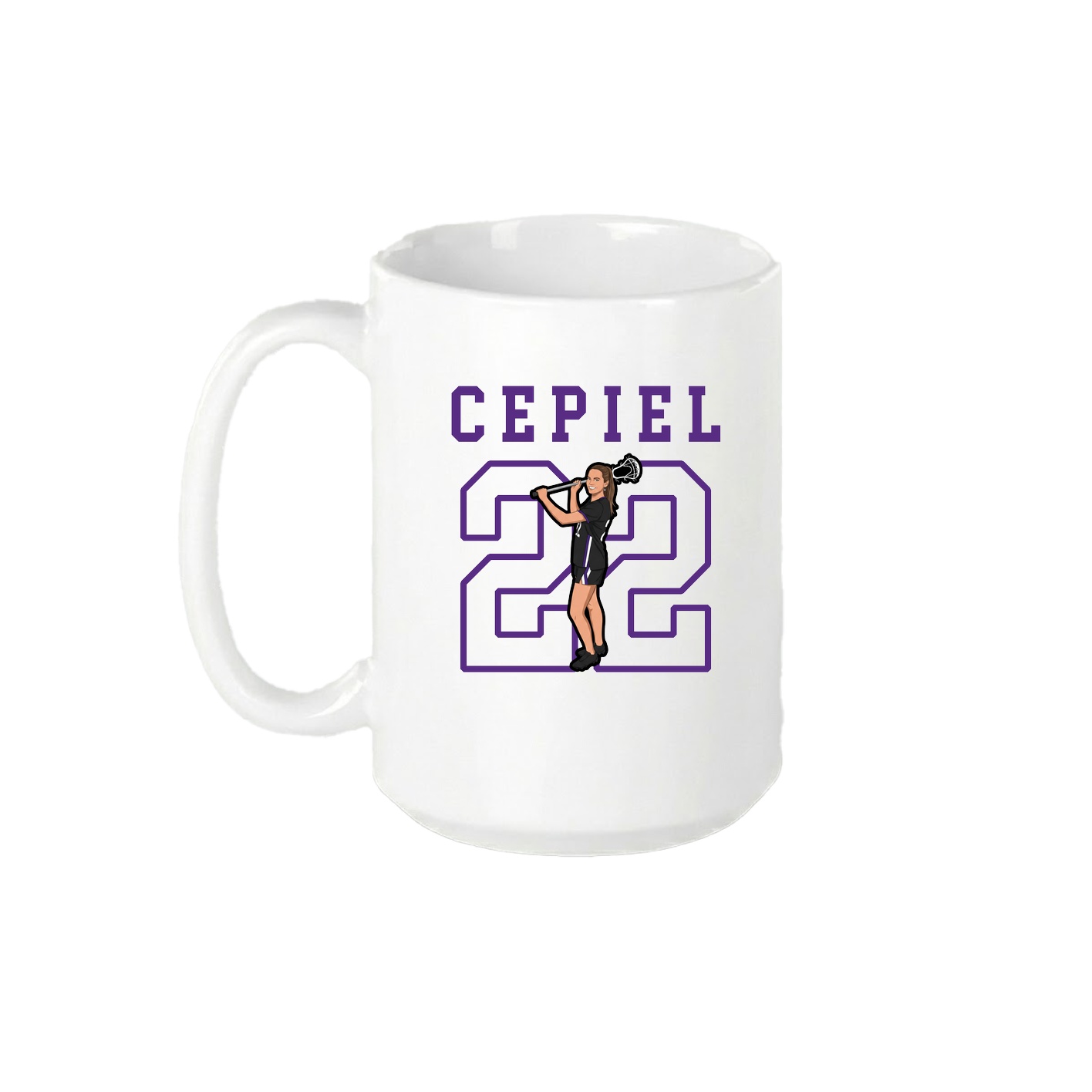 15oz Coffee Mug — Shirsey in White