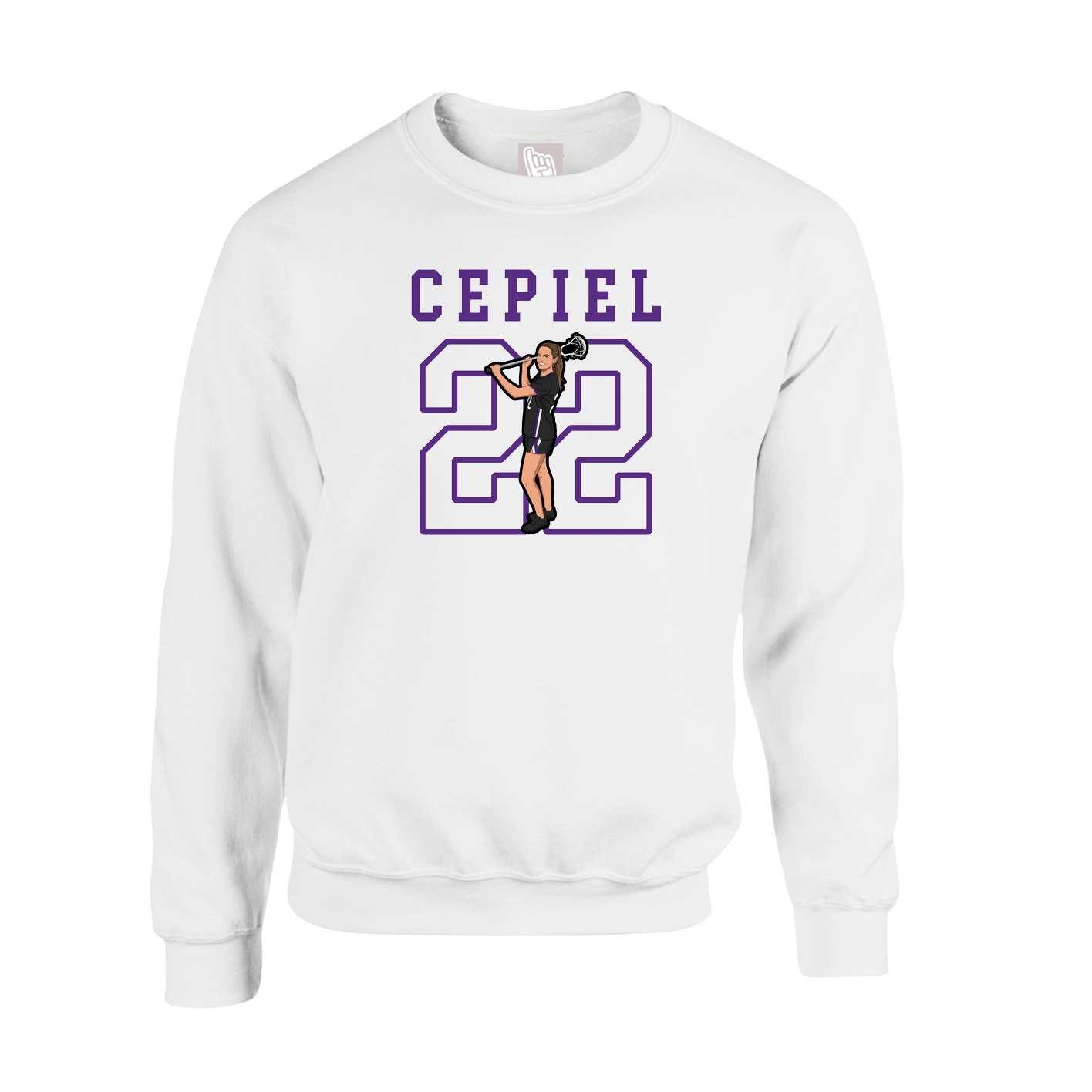 Fleece Crew — Shirsey in White
