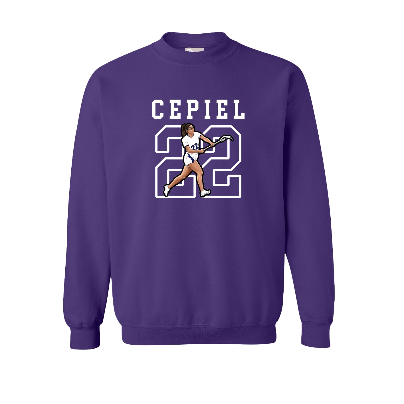 Fleece Crew — Shirsey in Purple