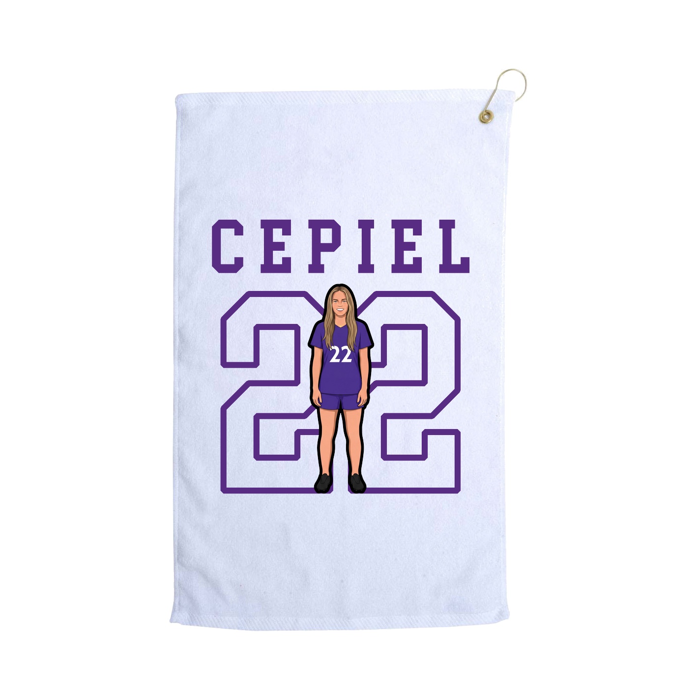 Golf Towel — Shirsey in White