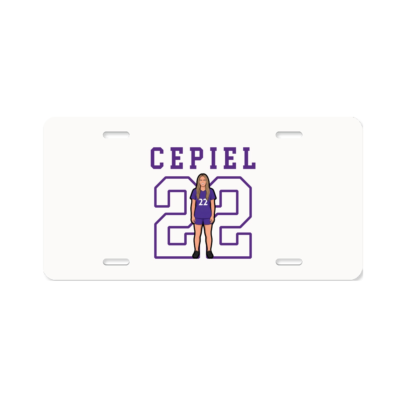 License Plate — Shirsey in Classic