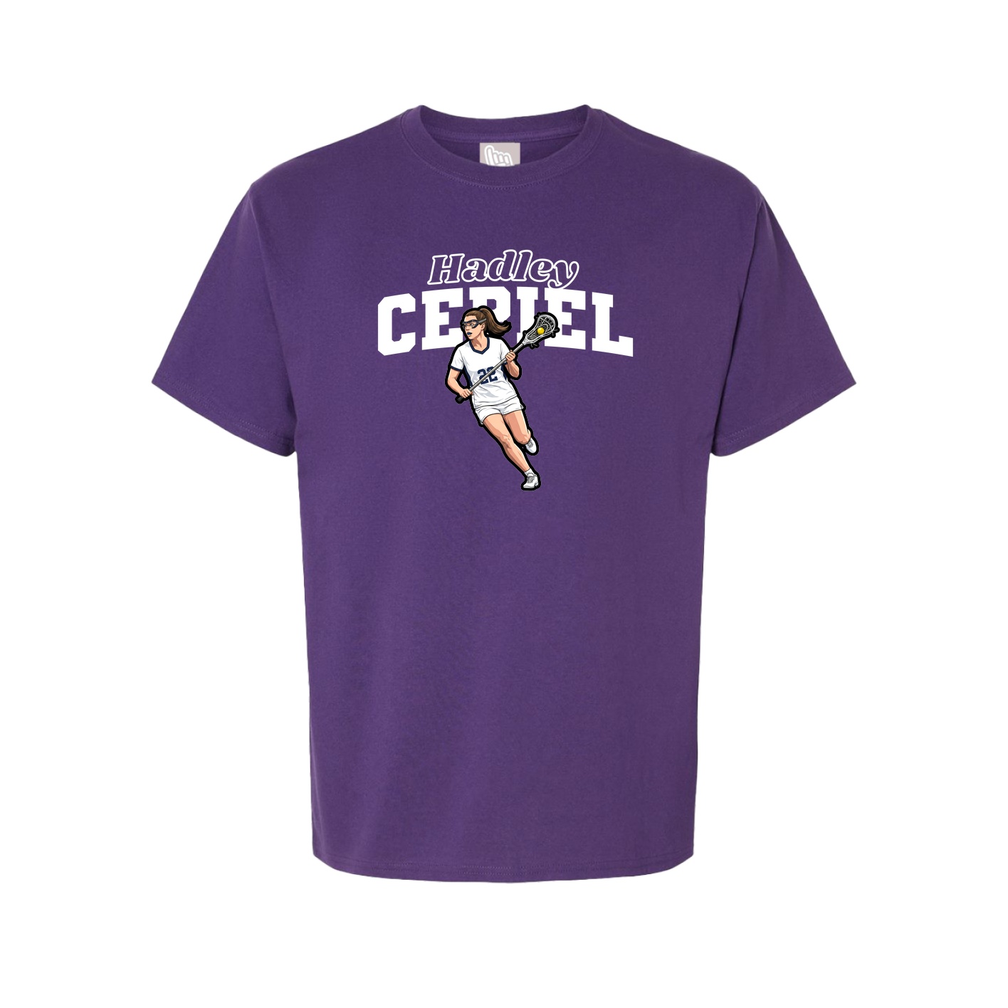 Tee — Name Arch in Purple
