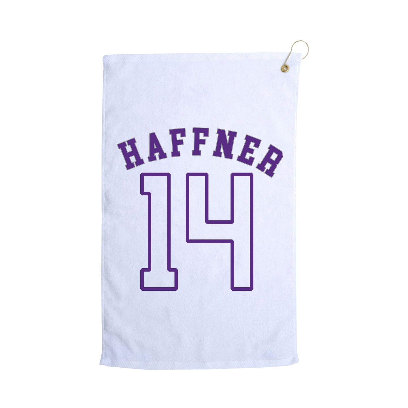 Golf Towel — Shirsey Arch in White