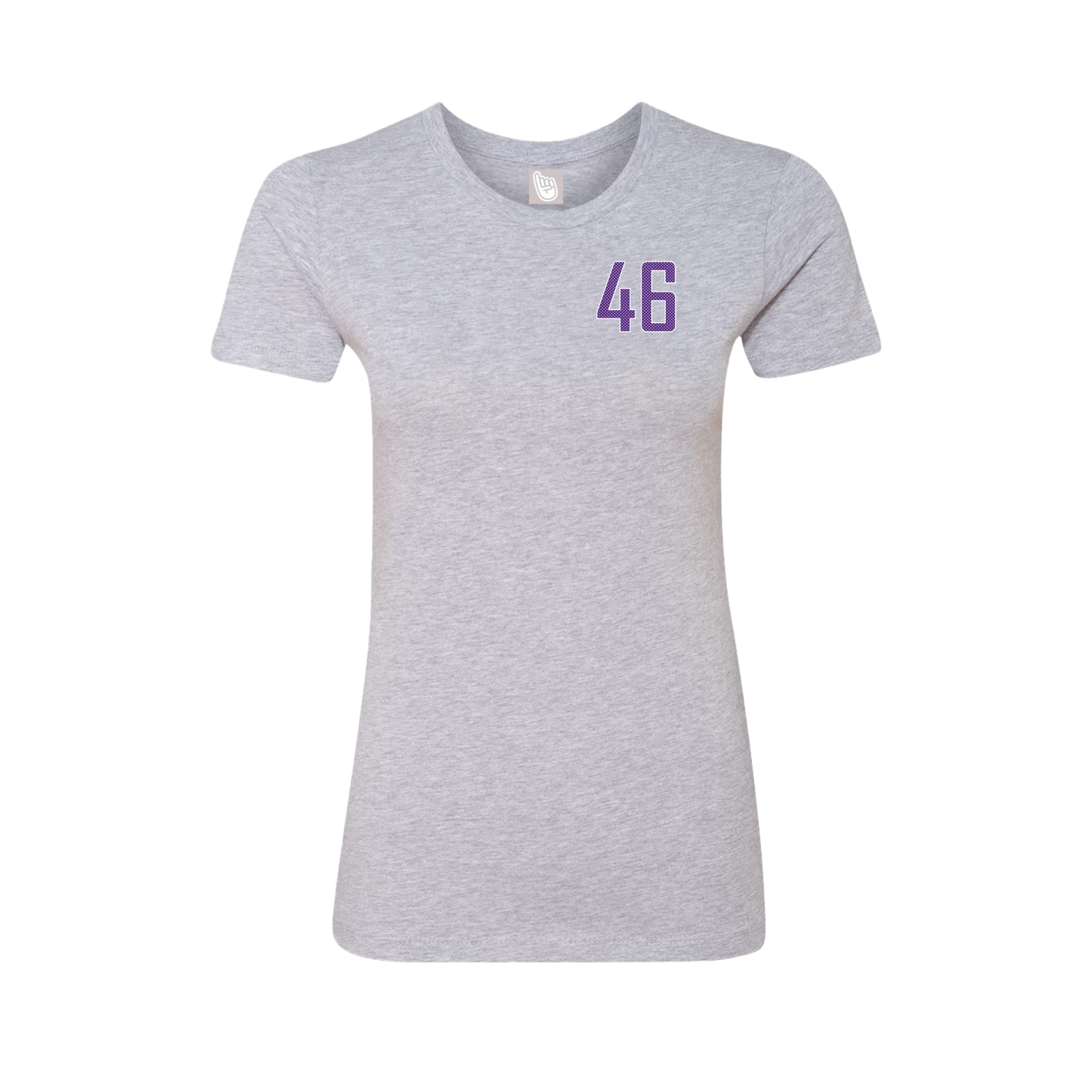 Fitted Women's Tee — Front Shirsy in Grey