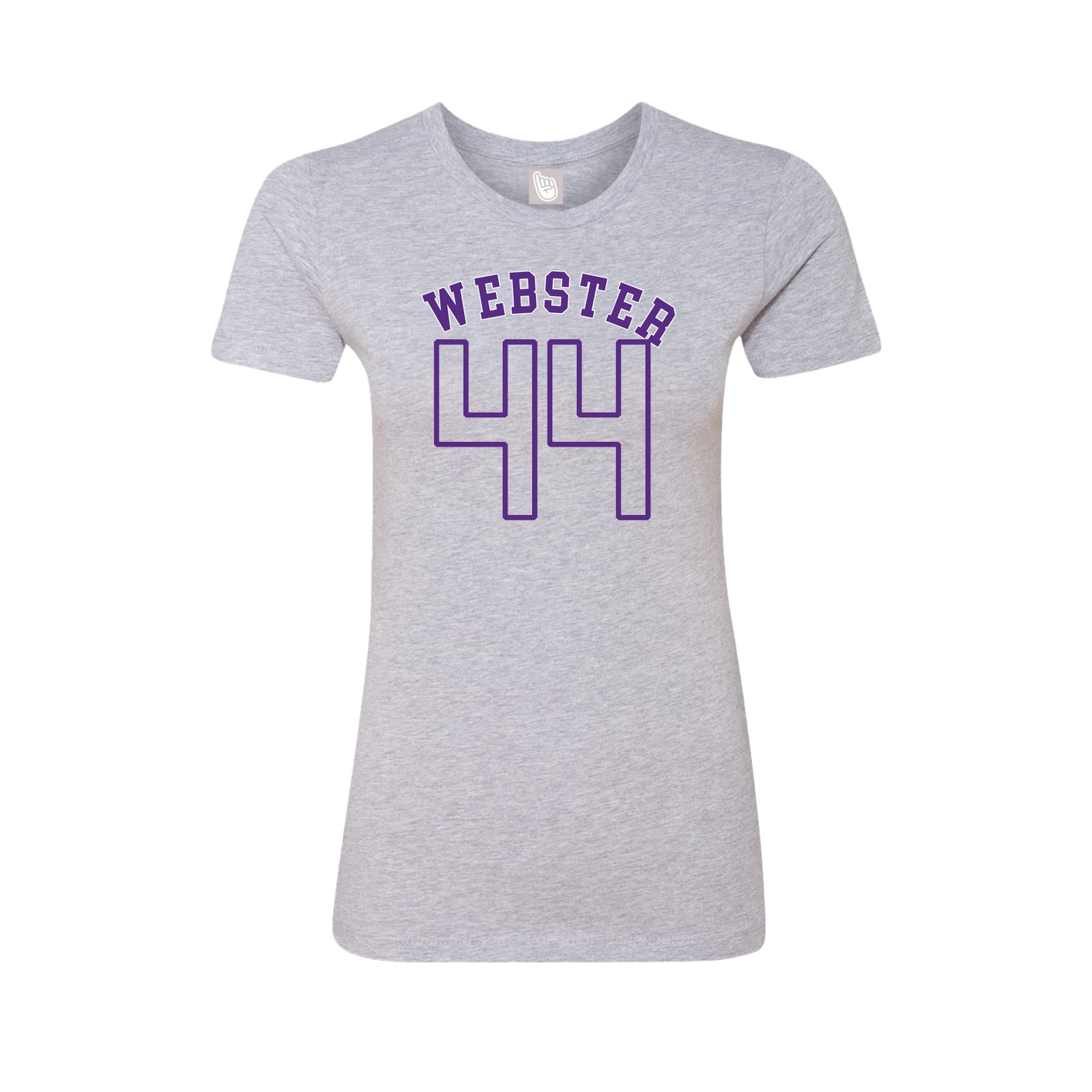 Fitted Women's Tee — Shirsey Arch in Grey
