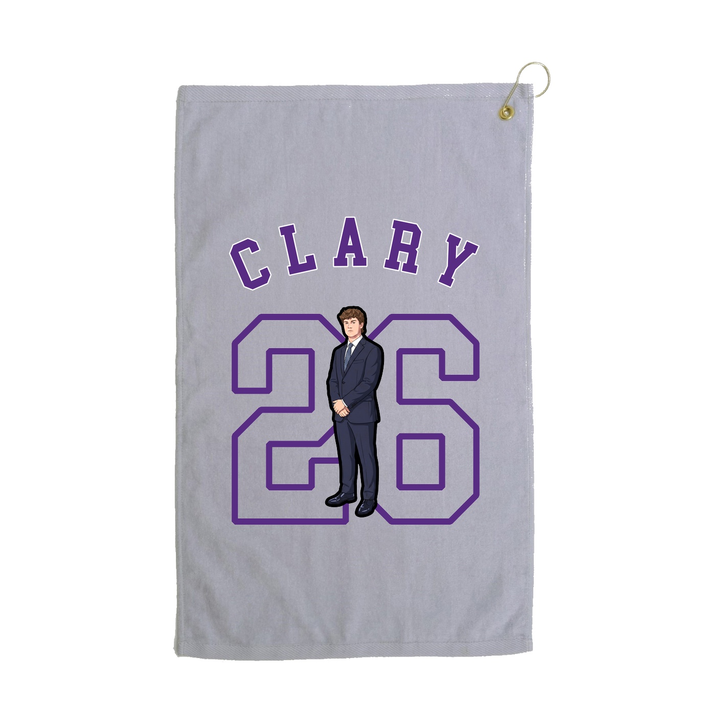Golf Towel — Shirsey Arch in Grey