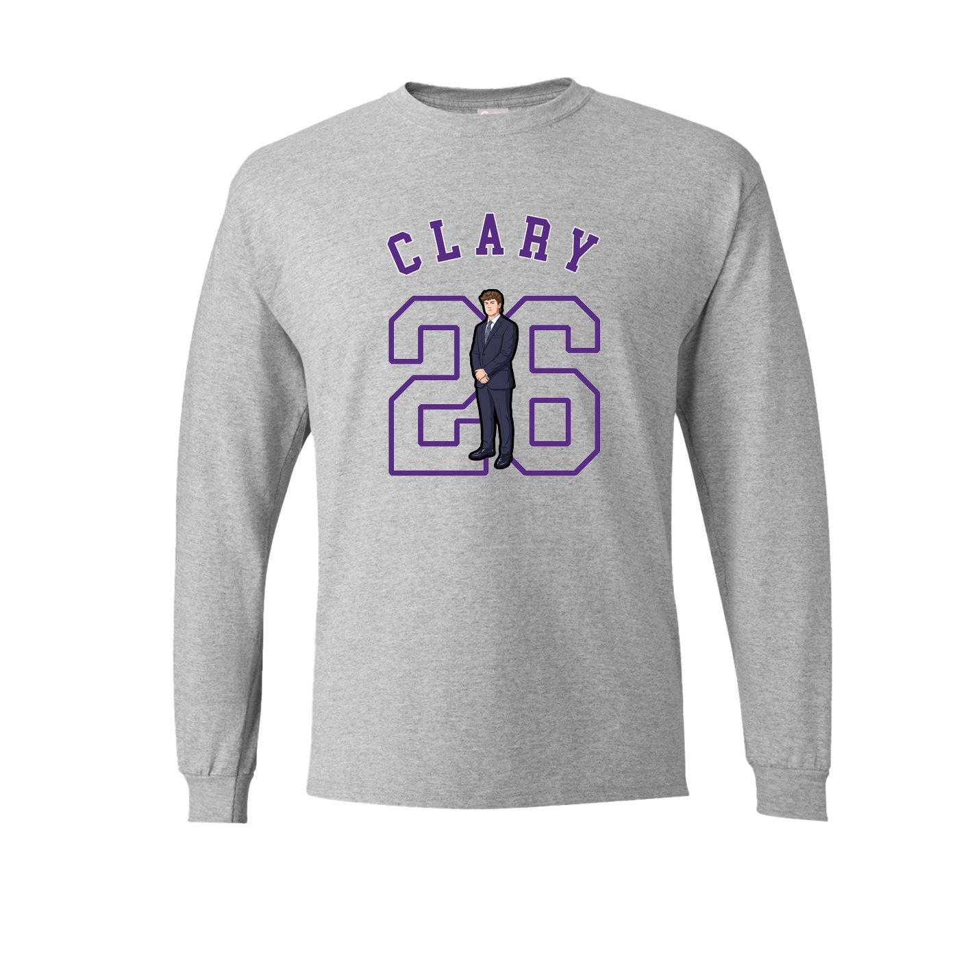 Long Sleeve Tee — Shirsey Arch in Grey