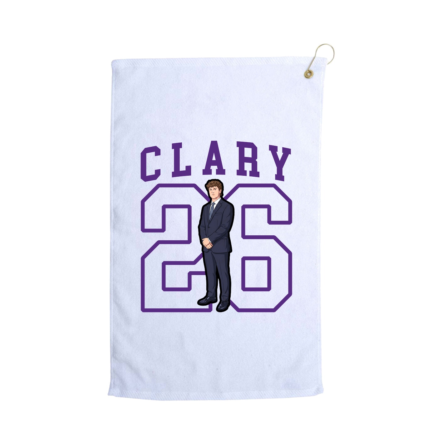 Golf Towel — Shirsey in White