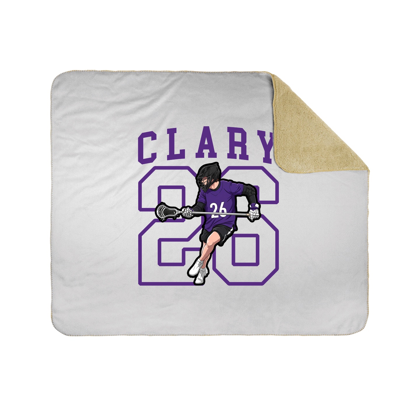 50x60 Sherpa Lined Throw Blanket