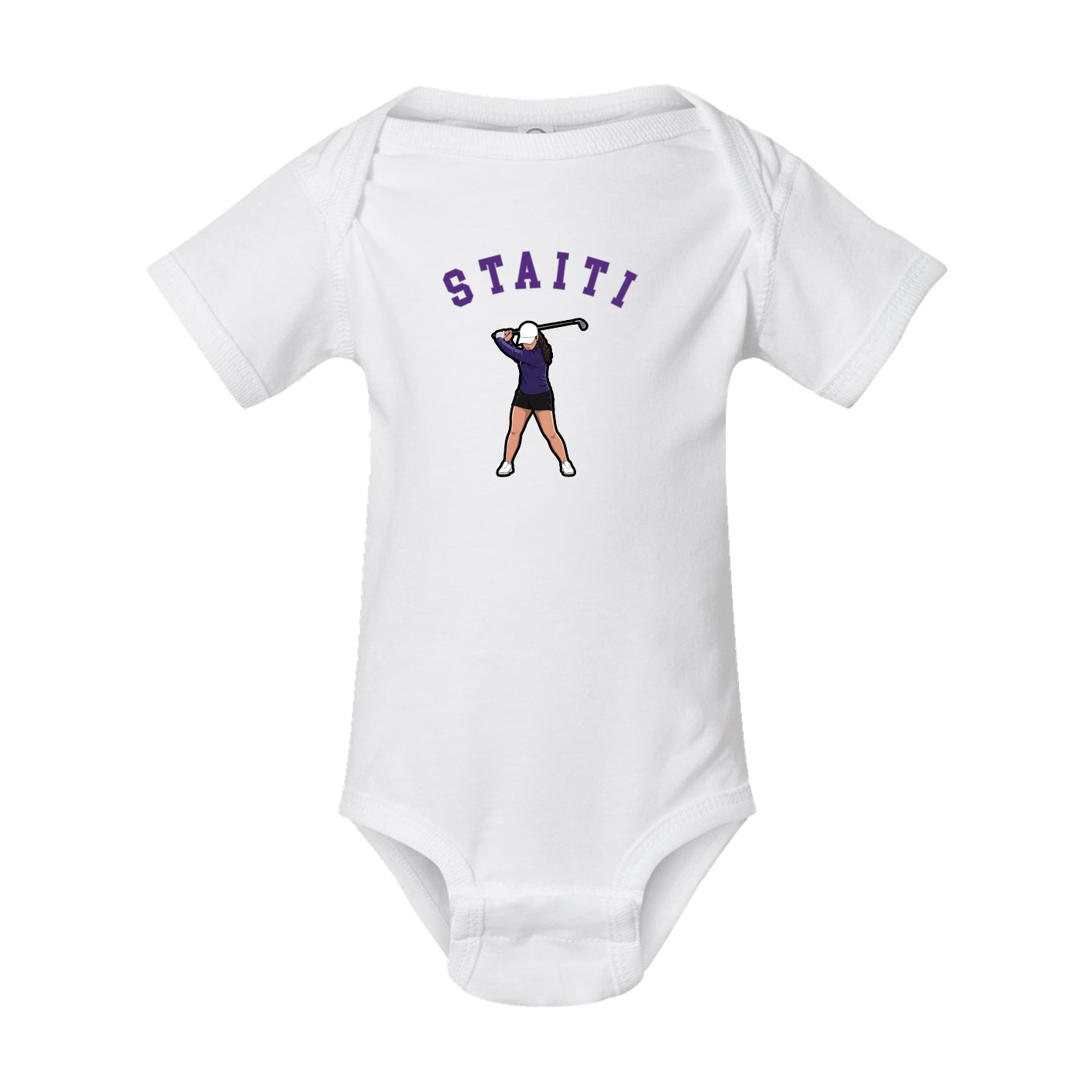 Baby Onesie — Shirsey Arch in White