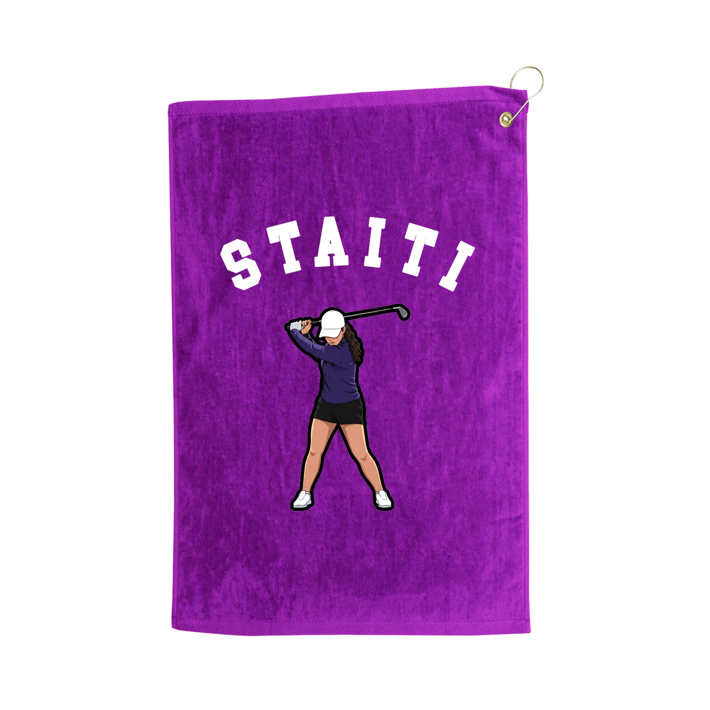 Golf Towel — Shirsey Arch in Purple