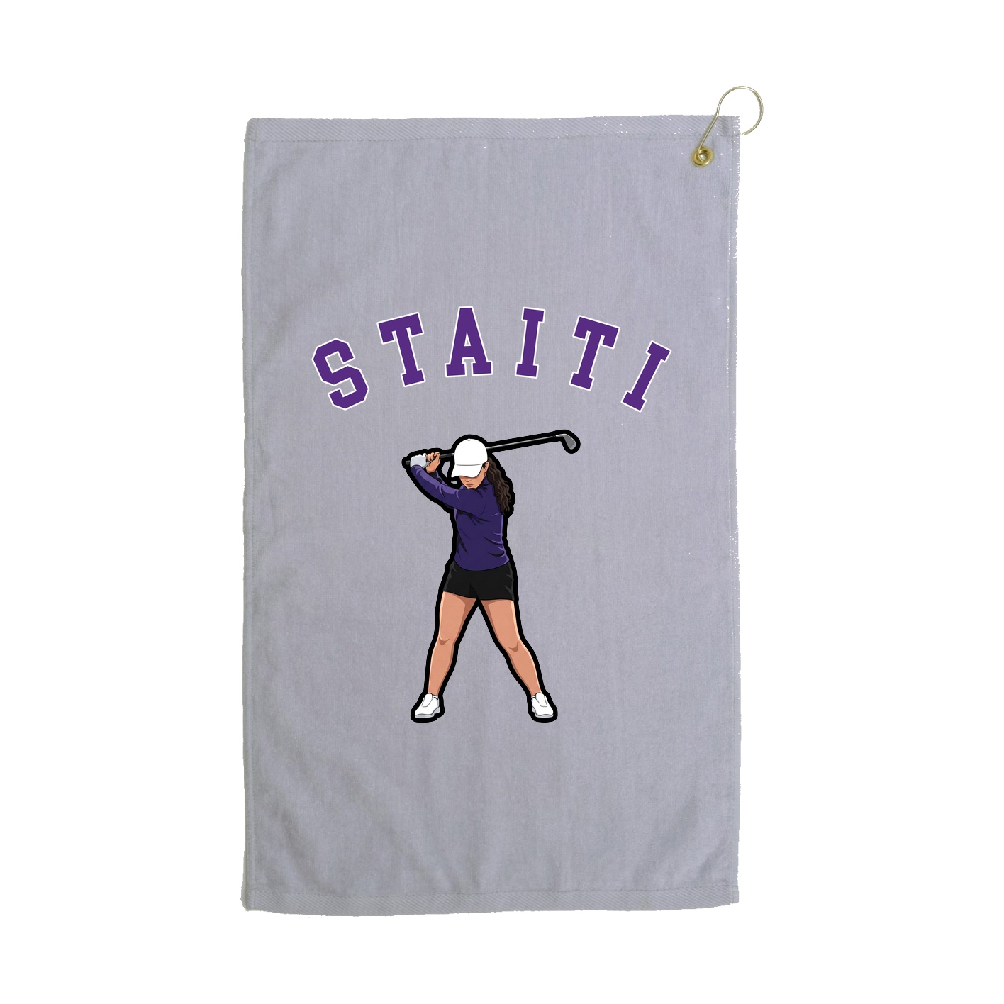 Golf Towel — Shirsey Arch in Grey