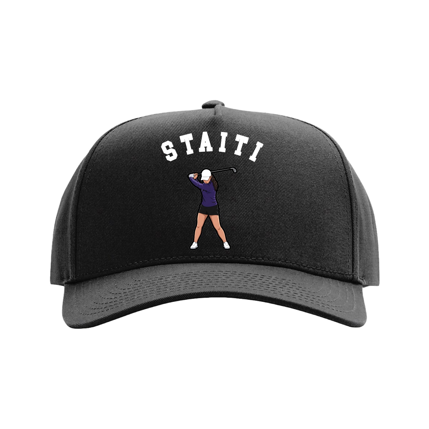 Full Fabric Five-Panel Champ Cap