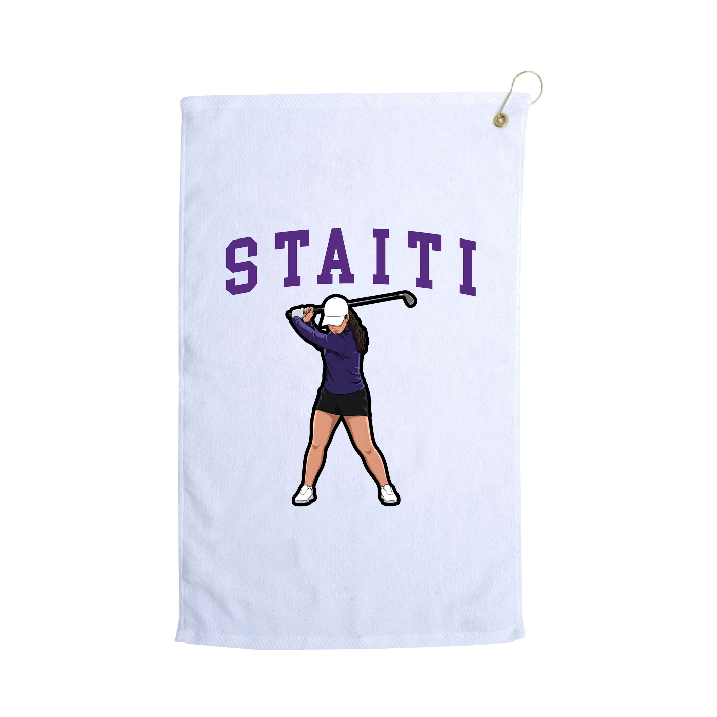 Golf Towel — Shirsey in White
