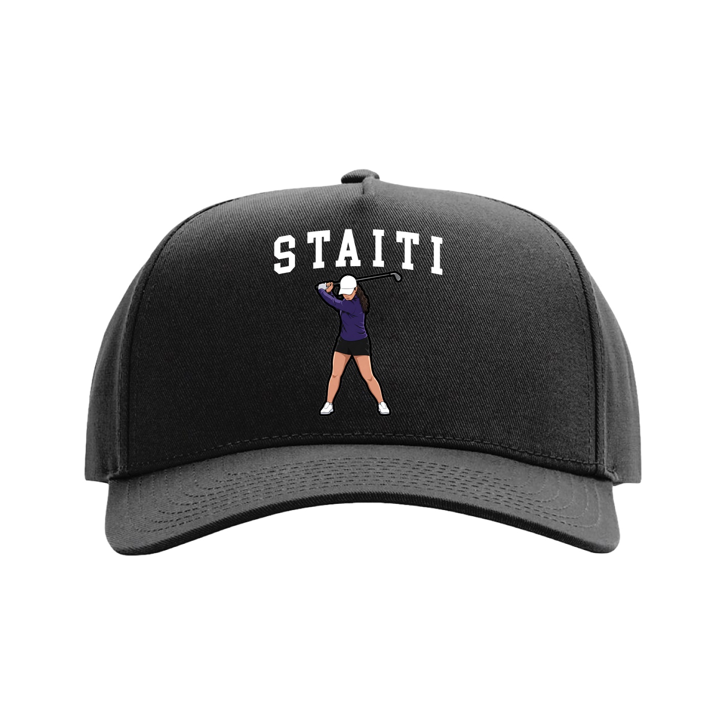 Full Fabric Five-Panel Champ Cap