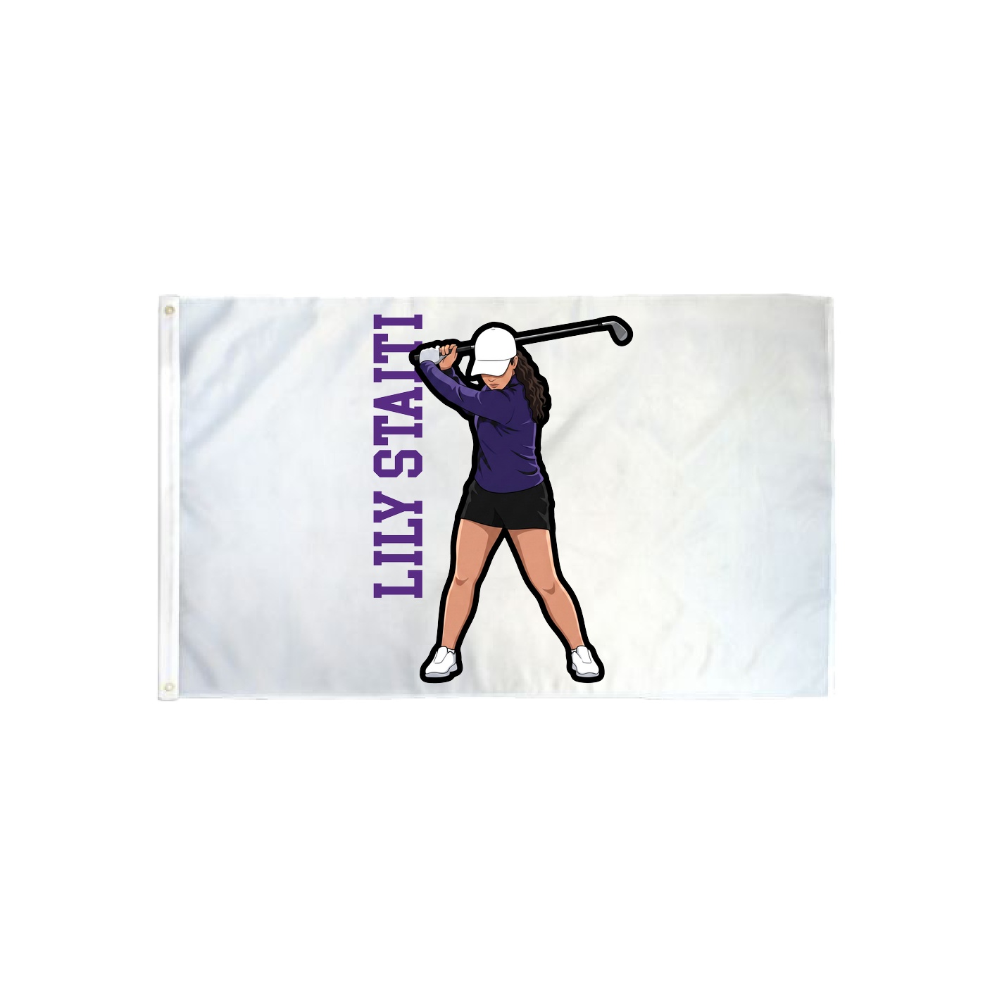 3x5 Flag — Name Vertical in Classic
