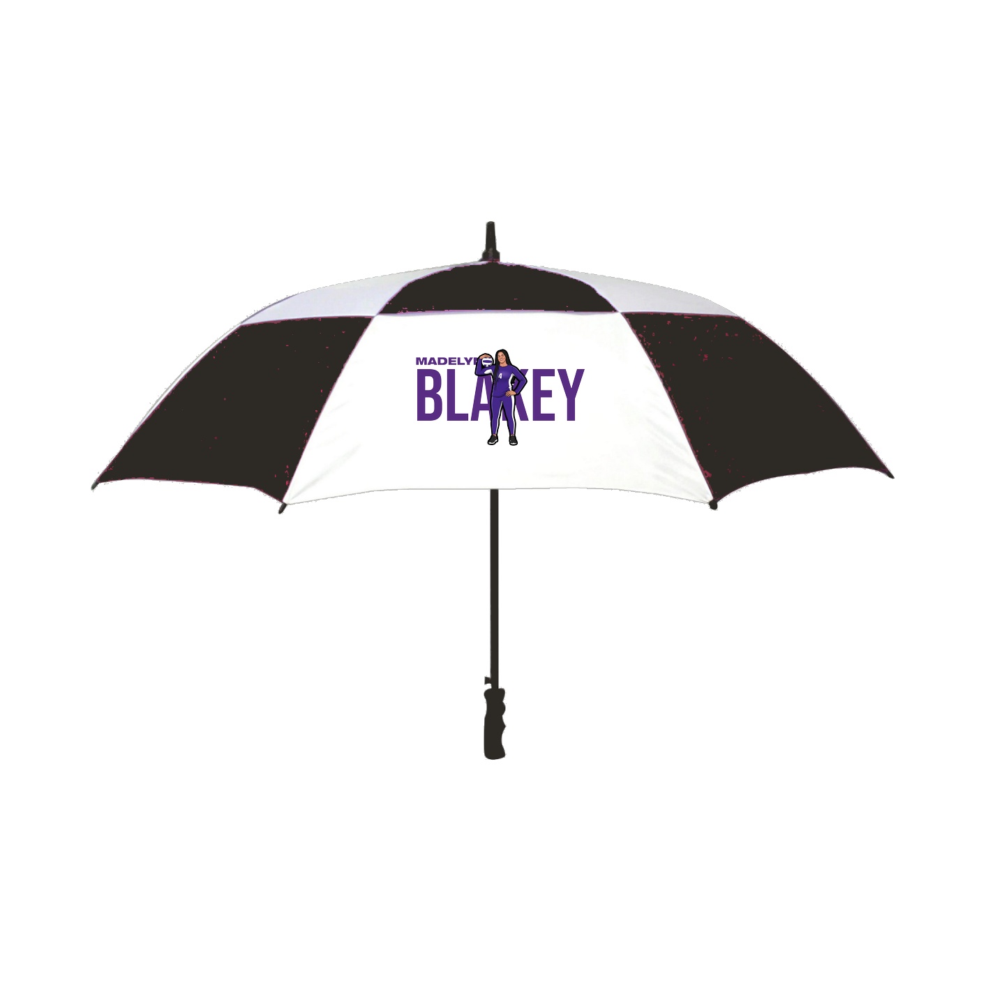 Golf Umbrella — Player Name in Black