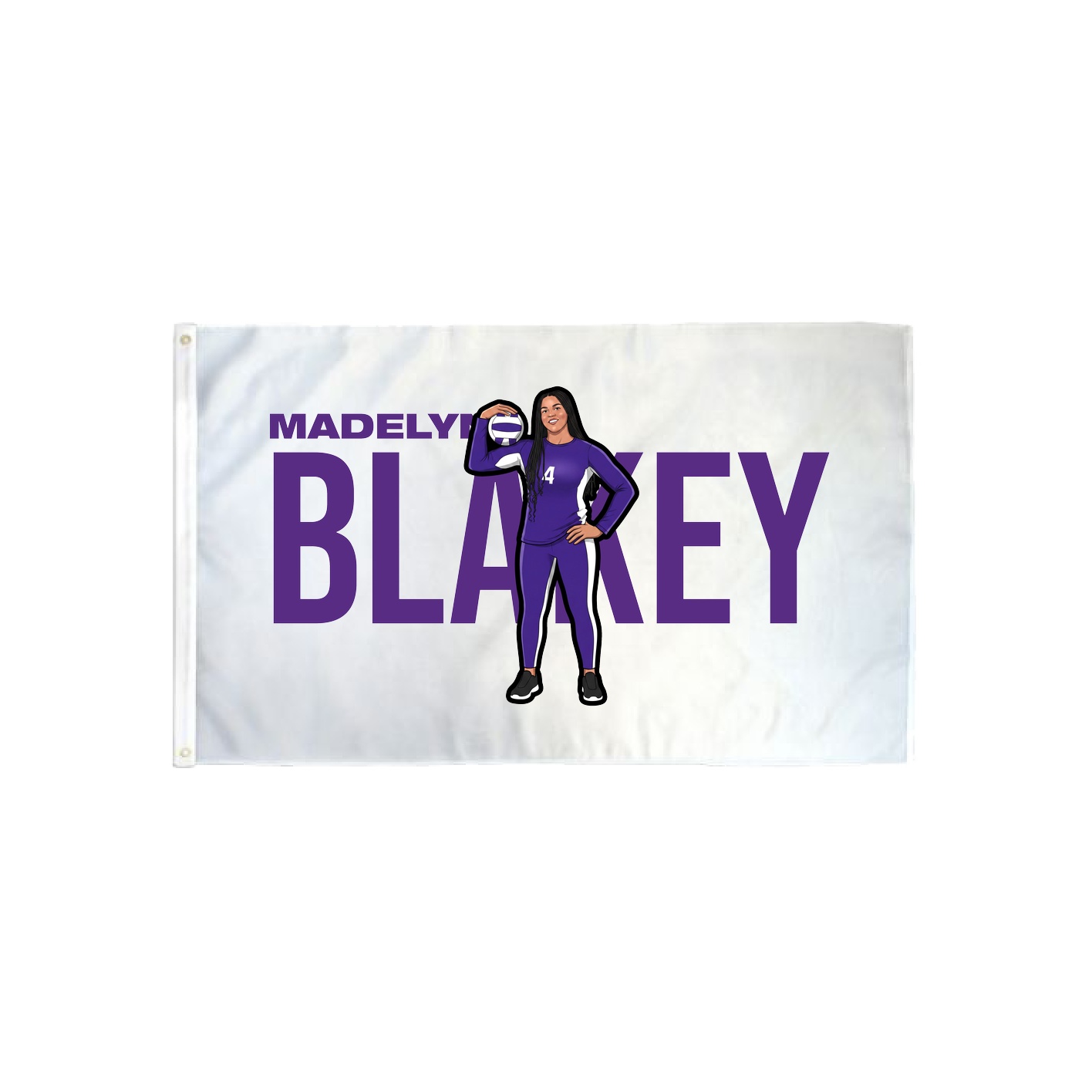 3x5 Flag — Player Name in Classic