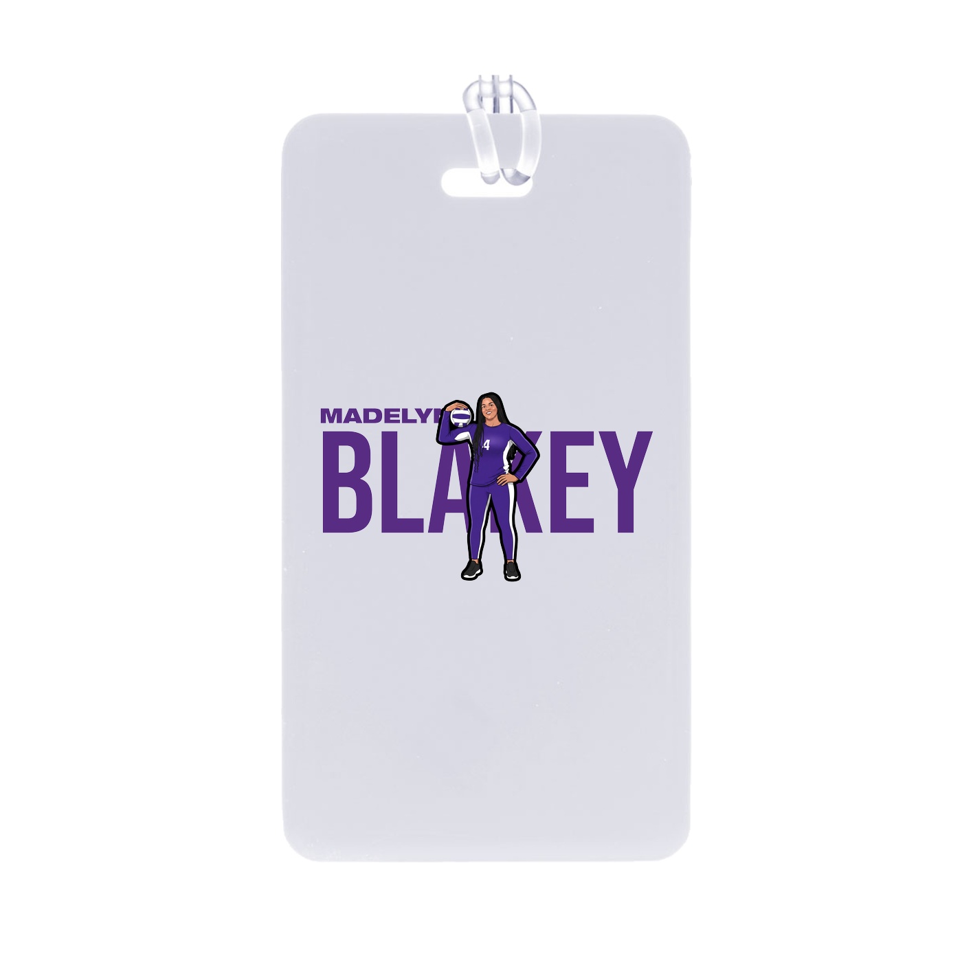 Bag Tag — Player Name in Classic