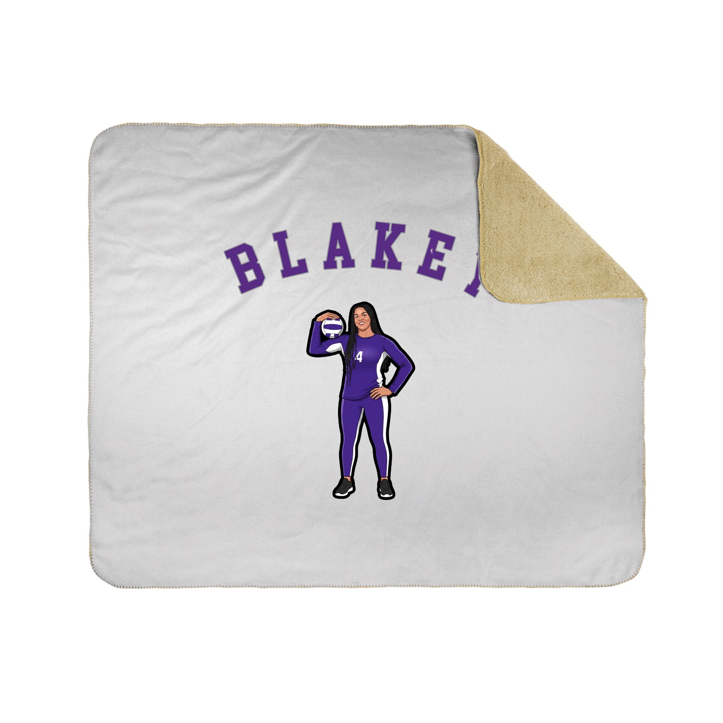 Throw Blanket — Shirsey Arch in White