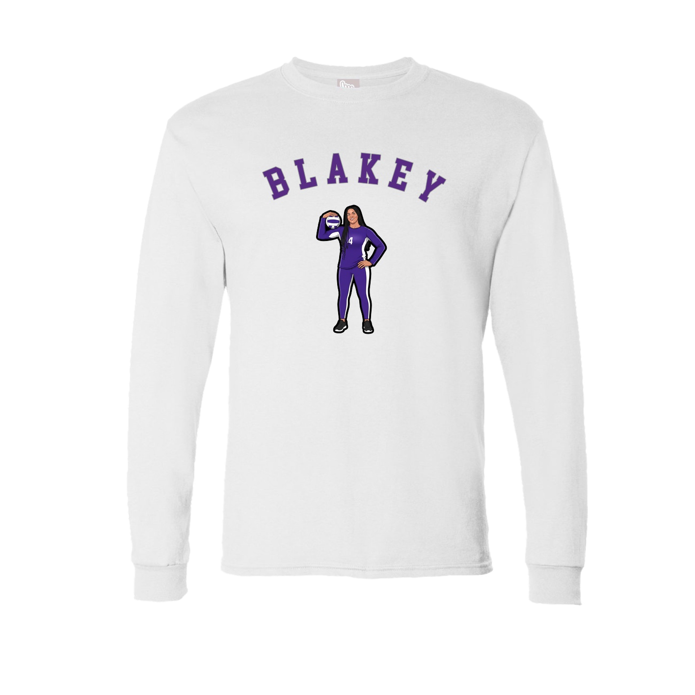 Long Sleeve Tee — Shirsey Arch in White