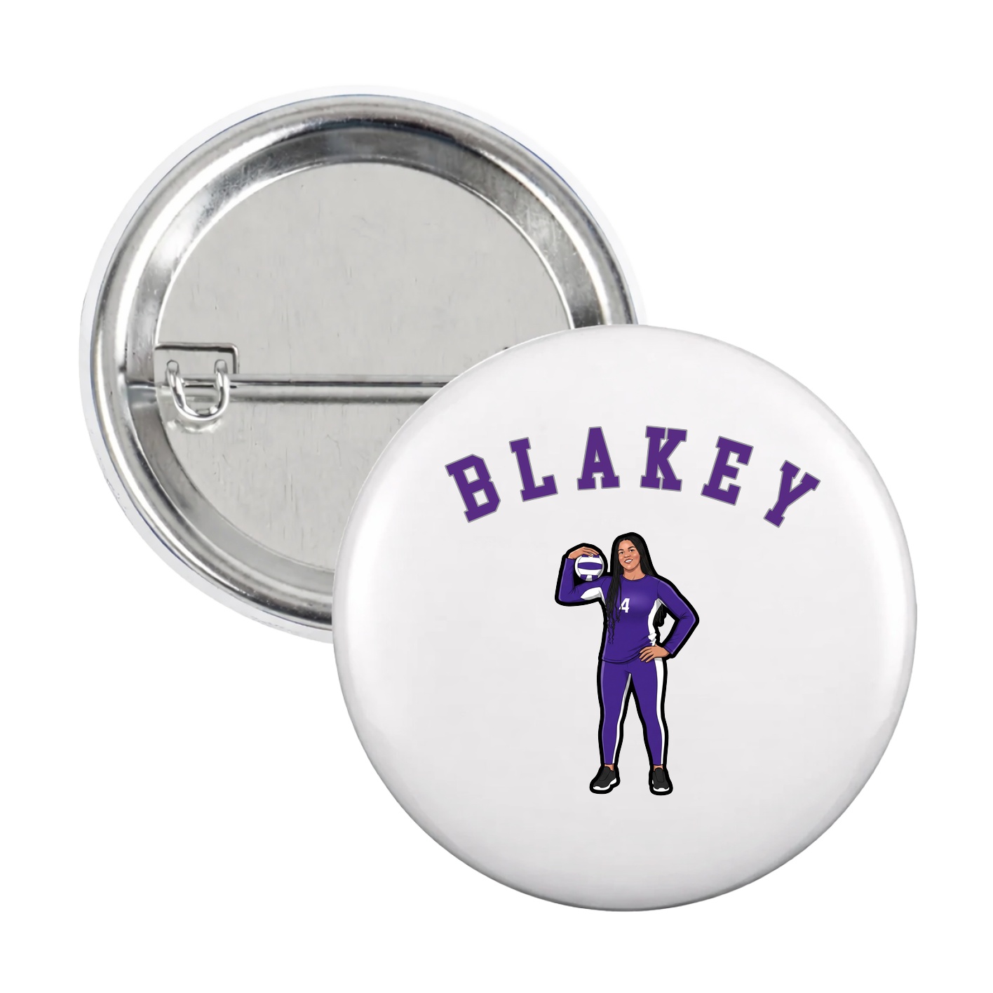 Game Day Button — Shirsey Arch in White