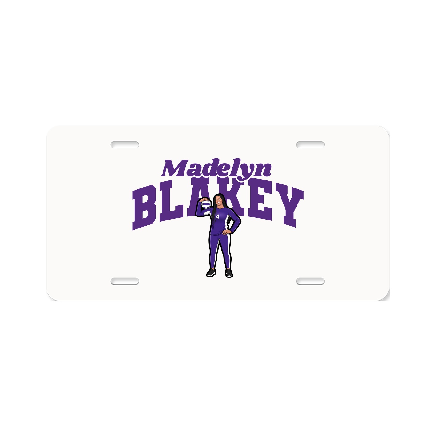 License Plate — Signature Arch in Classic