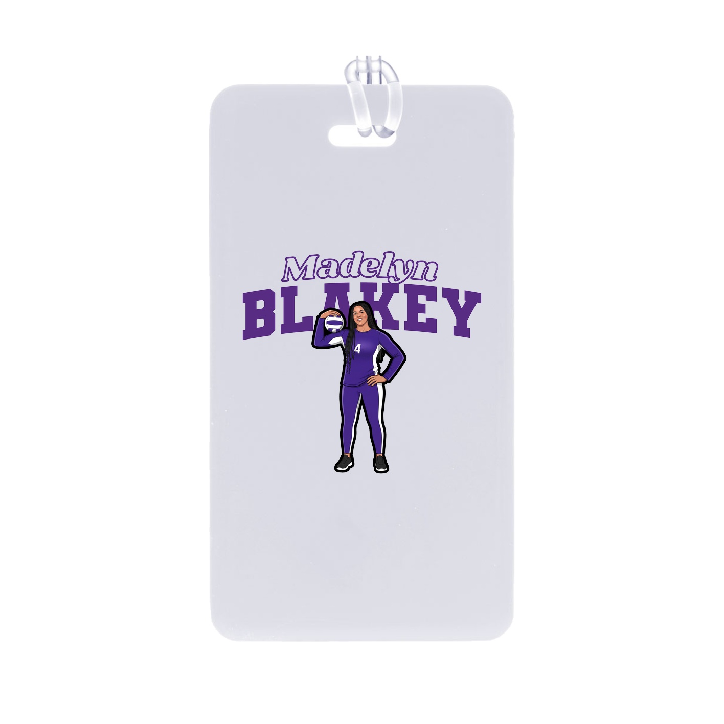 Bag Tag — Name Arch in Classic