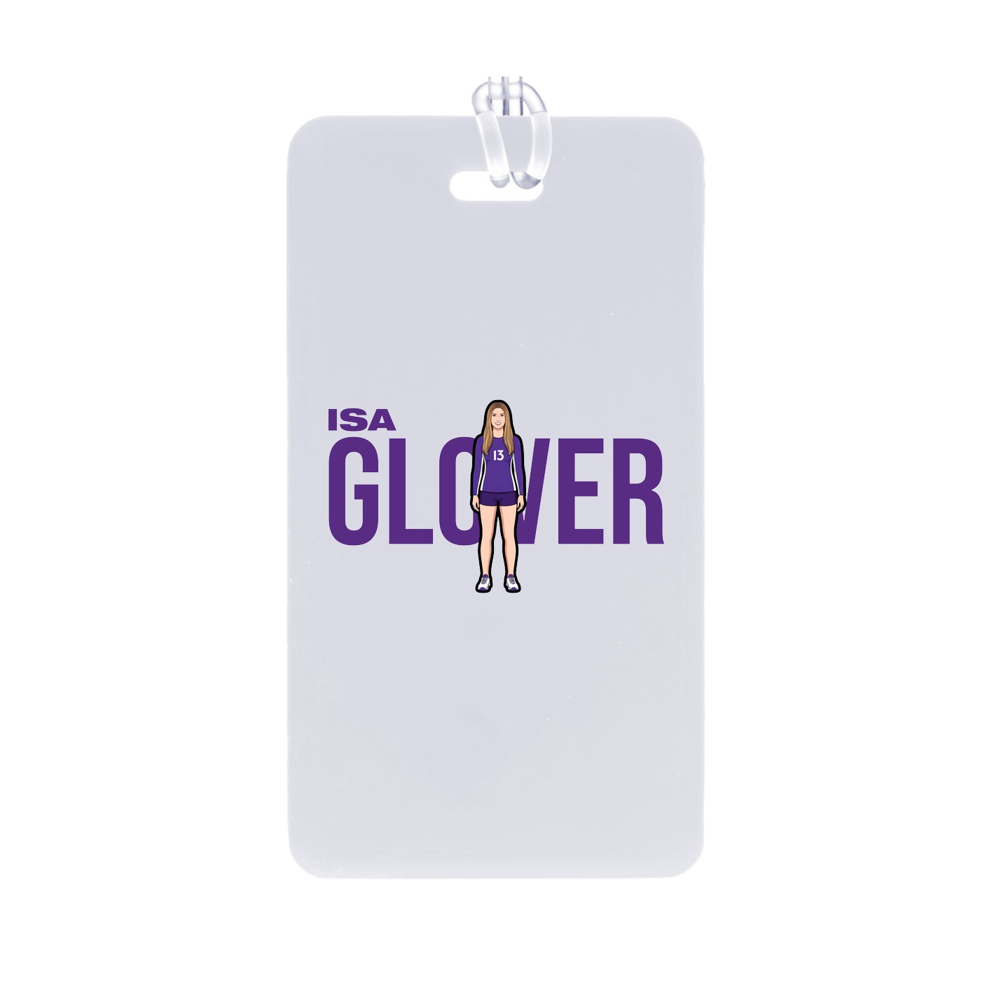 Bag Tag — Player Name in Classic