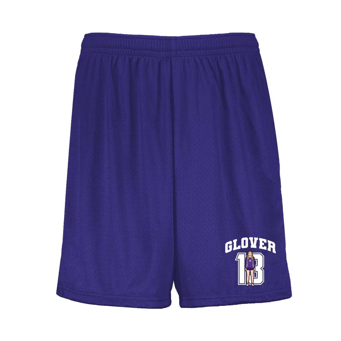 Shorts — Number in Purple
