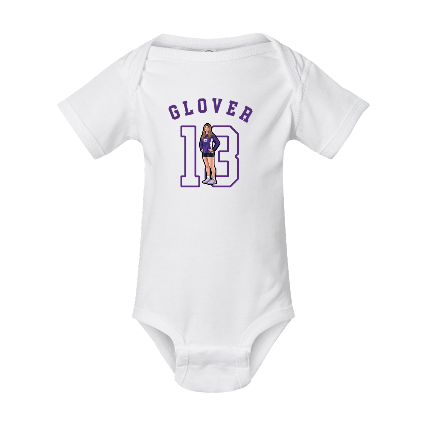 Baby Onesie — Shirsey Arch in White