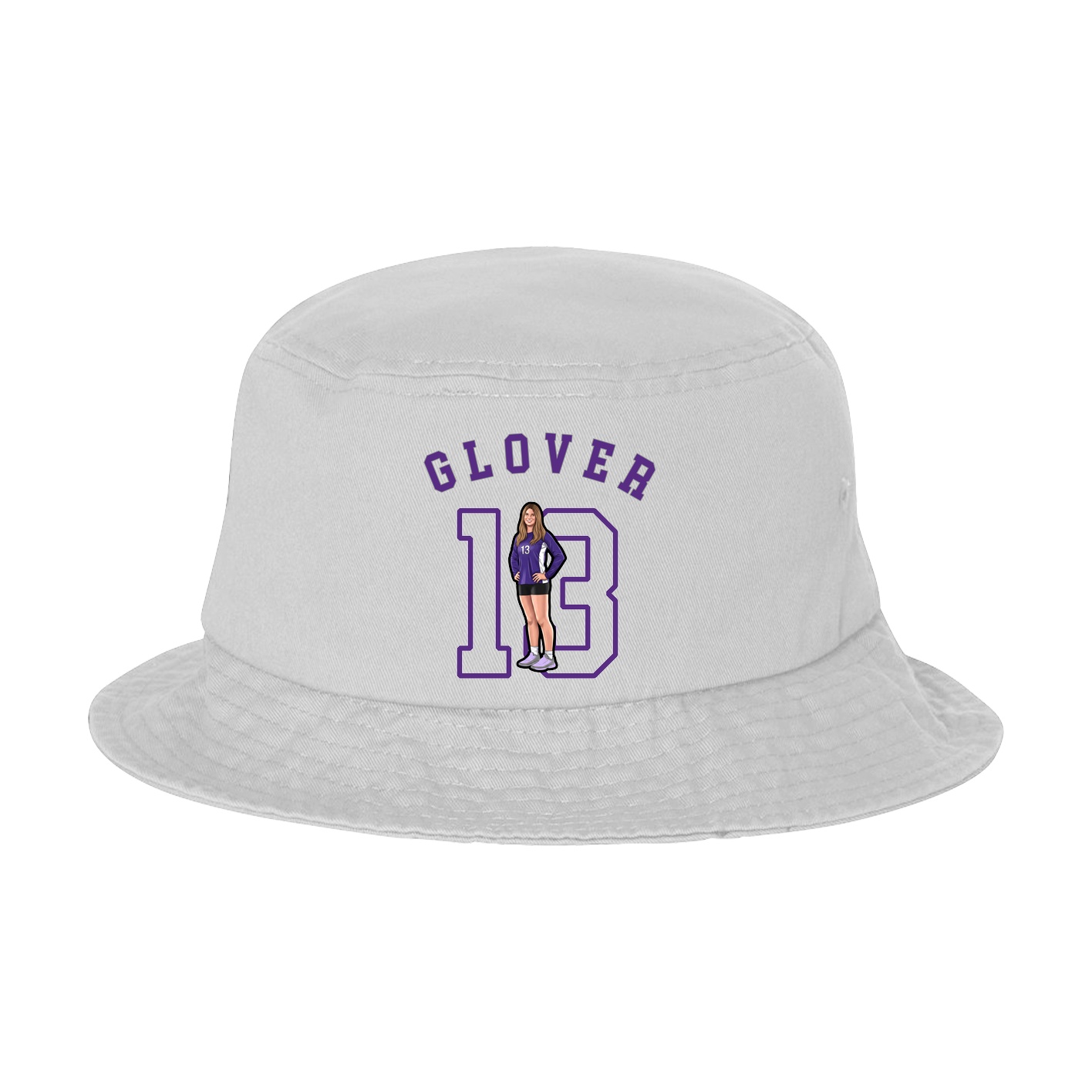Bucket Cap — Shirsey Arch in White