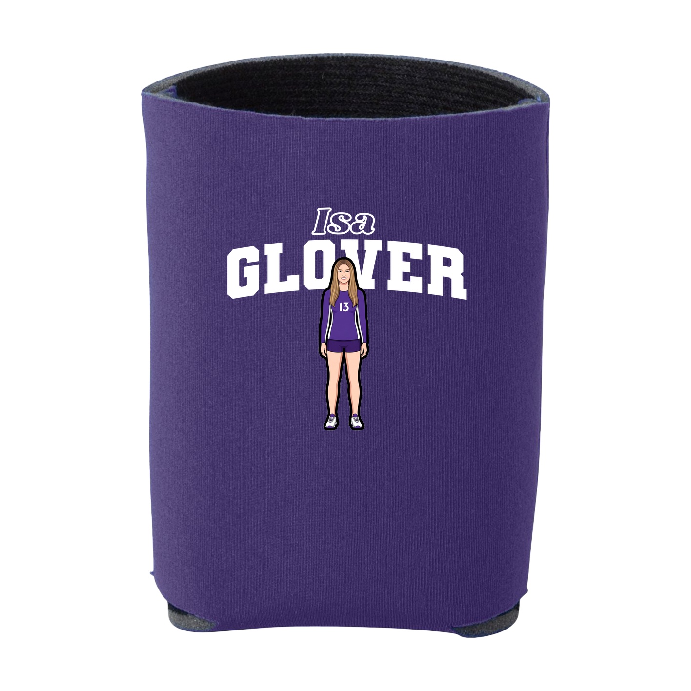 Can Holder — Name Arch in Purple