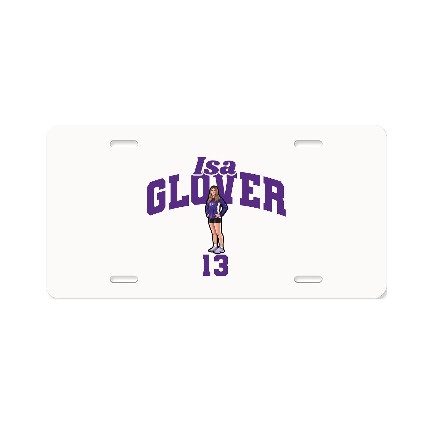 License Plate — Signature Arch in Classic