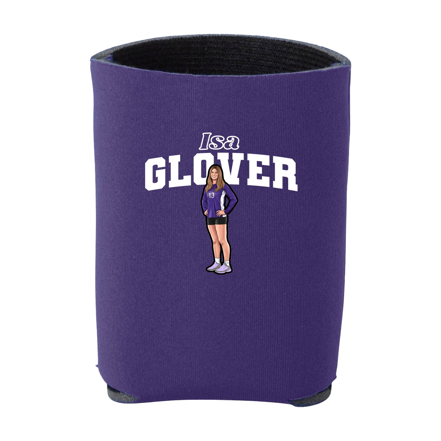 Can Holder — Name Arch in Purple