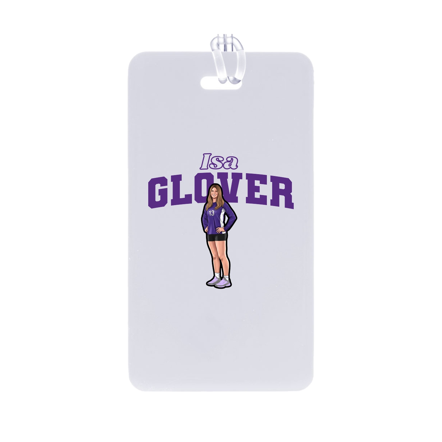 Bag Tag — Name Arch in Classic